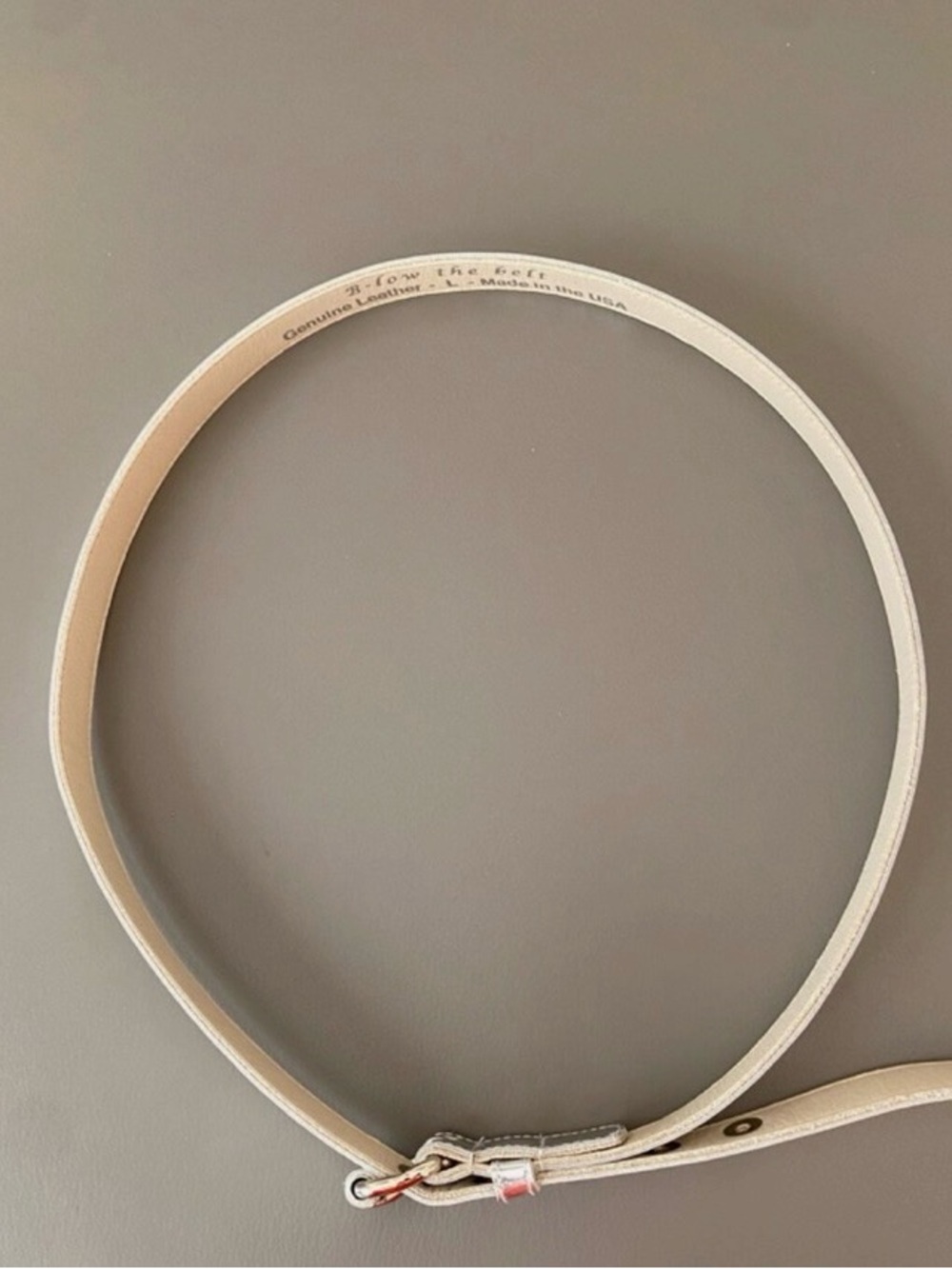 Michael Kors Leather Belt with Silver Grommets Hardware size Large - Picture 10 of 10